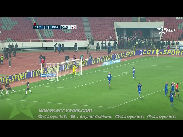 الجيش الملكي 2-1 الرجاء البيضاوي هدف المهدي برحمة