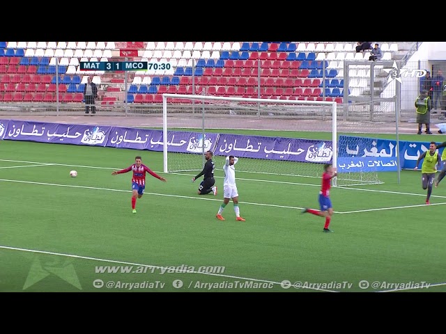 المغرب التطواني 4-1 مولودية وجدة هدف سعيد گرادة