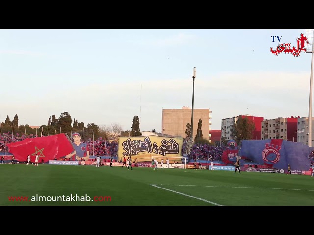 تيفو خيالي للجماهير المسفيوية أمام إتحاد جدة السعودي