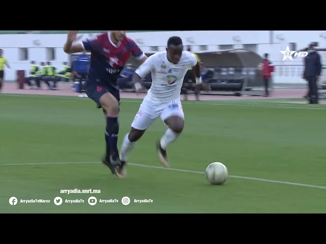 حسنية أكادير 2-0 أولمبيك آسفي هدف يوسف الفحلي في الدقيقة 19