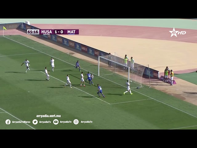 حسنية أكادير 1-1 المغرب التطواني هدف ياسين الرامي ضد مرماه في الدقيقة 66