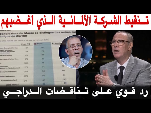 بدرالدين الإدريسي يكشف حقيقة تفوق الملف المغربي و يفضح تناقضات الدراجي