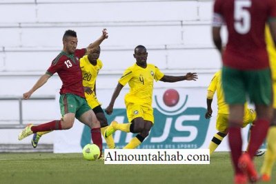 الفريق الوطني متقدم بثلاثة أهداف لواحد