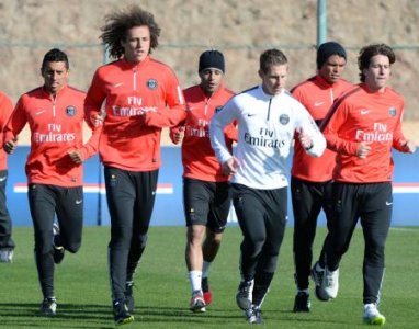 حصة تدريبية لأمراء باريس بملحق ملعب مراكش