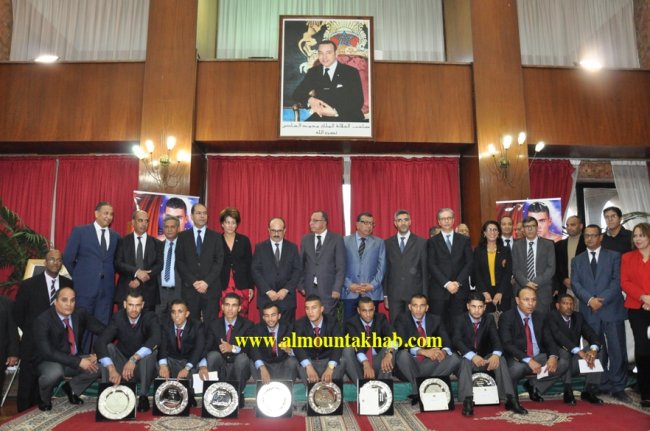 وزارة الشباب و الرياضة احتفت بالملاكمين المغاربة