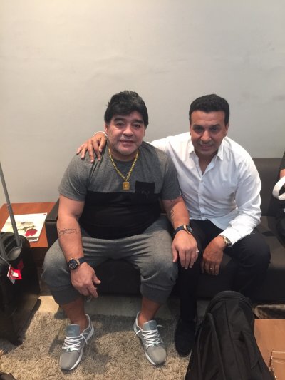 حصريا للمنتخب: مارادونا وصل للمغرب