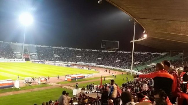 مركب محمد الخامس عاش أجواء الديربي