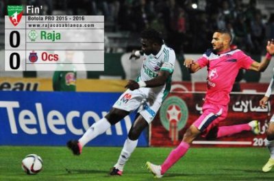 أولمبيك أسفي يرغم الرجاء على التعادل