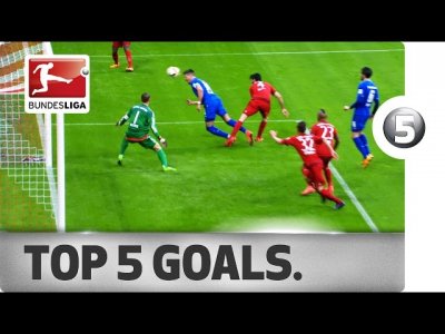 شاهد أجمل 5 أهداف في البطولة الالمانية - الدورة 26 -