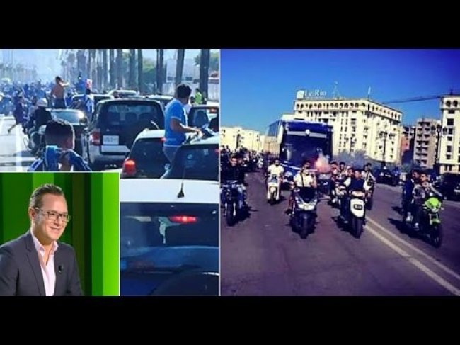 من الفندق إلى الملعب جماهير طنجة ترافق حافلة الفريق
