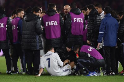 رونالدو لعب مصابا في نهائي مونديال الأندية باليابان