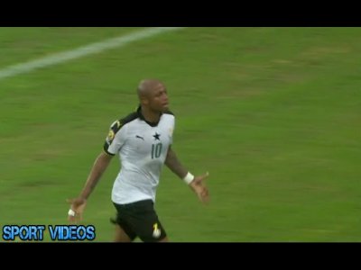 هدف مباراة غانا و أوغندا