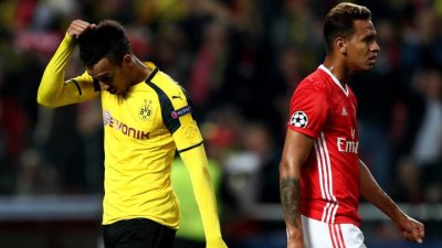 عصبة ابطال اوروبا: بنفيكا يفوز بهدف ويعاقب دورتموند على إهدار الفرص