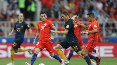 كأس القارات 2017: شيلي الى نصف النهائي بتعادلها مع استراليا 1-1