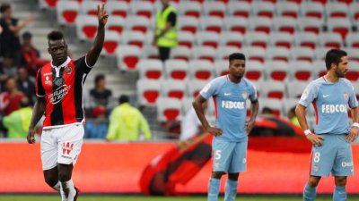 بطولة فرنسا: نيس يسحق جاره موناكو برباعية نظيفة