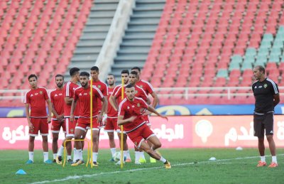 الأسود يستعدون بهذه المدينة  لمواجهة الغابون