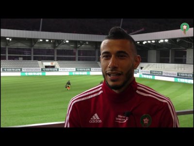 فيديو.. حوار مع يونس بلهندة قبل مواجهة كوريا الجنوبية