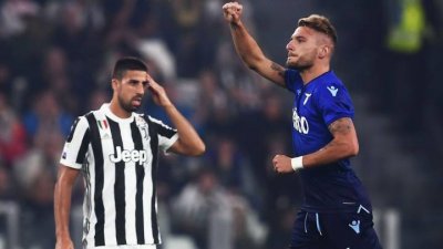 يوفتنوس ينهزم أمام لاتسيو بثنائية في البطولة الإيطالية