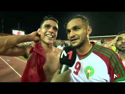 تصريح سفيان بوفال لميدي1تيفي حول تأهل  الأسود  وتتويج الوداد