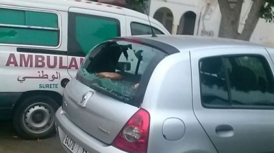 اعمال شغب في ديربي الشرق بين المولودية والاتحاد