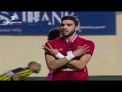 هدف وليد ازارو امام المقاولون العرب