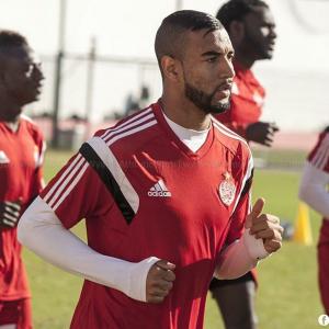 الحداد يصطدم بالخروبي في التداريب