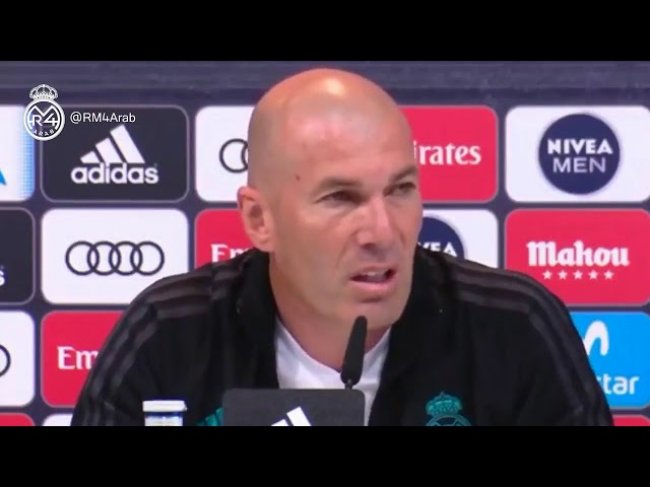 زيدان يضع نقطة نهاية حول موضوع الممر الشرفي، ويصف تصريحات لاعب برشلونة بالكذب