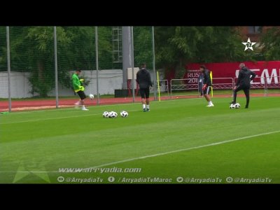 المنتخب الوطني يواصل استعداداته لمواجهة الجمعة أمام منتخب ايران