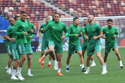 مونديال 2018: المنتخب الوطني يتدرب بكامل عناصره في آخر حصة تدريبية