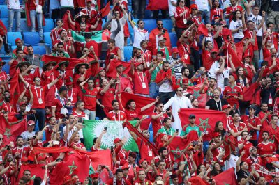 الجمهور المغربي يشعل ملعب لوجنيكي بالحماس قبل مباراة البرتغال