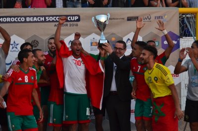 أسود الشاطئ يتوجون بلقب الدورة الدولية بأكادير