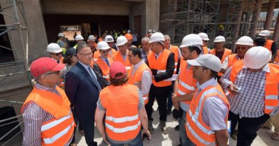 المكتب المديري للجامعة تفقد ورش المركز الوطني