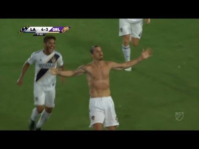 فيديو..هاتريك ابراهيموفيش الاول مع فريقه الجديد