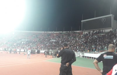 شغب في مباراة الجيش والدفاع الجديدي