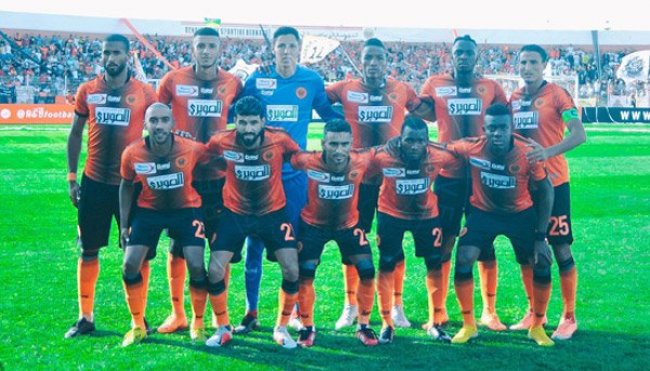 لاعب إفريقي في تداريب بركان