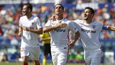 بطولة إسبانيا:  هاتريك  بن يدر يمنح اشبيلية فوزا كاسحا على ليفانطي