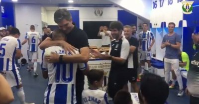 ماسر معانقة مدرب ليغانيس للمغربي الزهر دون باقي اللاعبين؟