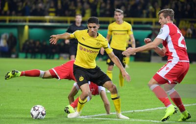 حكيمي يصنع تأهل دورتموند بكأس ألمانيا