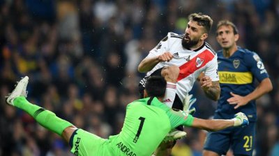 كوبا ليبرطادوريس: ريفر وبوكا يحتكمان الى التمديد بعد التعادل 1-1