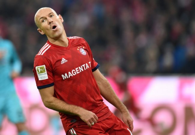 الاصابة تبعد روبن عن المباريات الثلاث الأخيرة لبايرن في 2018