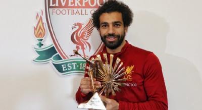 محمد صلاح يتغلب على بنعطية ومحرز ويتوج بجائزة أفضل لاعب افريقي