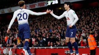 كأس العصبة الإنكليزية: طوطنهام يثأر من أرسنال ويبلغ وتشلسي نصف النهائي