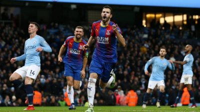 بطولة إنكلترا: كريسطال بالاس يصعق سيتي في مانشستر