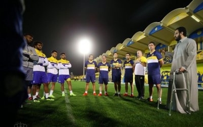 فيتوريا يلتقي أمرابط وحمد الله في أول تدريب