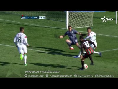 الدفاع الحسني الجديدي 1-2 الجيش الملكي هدف المهدي برحمة