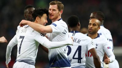 عصبة أبطال أوروبا: خطوة كبيرة لطوطنهام نحو ربع النهائي