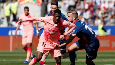 بطولة إسبانيا: برشلونة  الرديف  يعود بنقطة من هويسكا الأخير