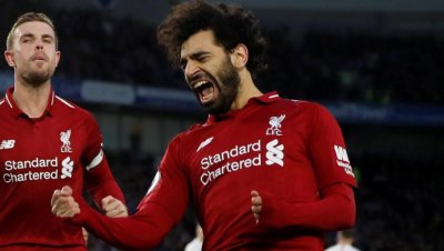 احتفال غريب لصلاح بهدفه في مرمى تشيلسي