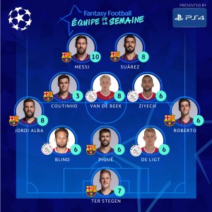 زياش مع ميسي في التشكيلة المثالية