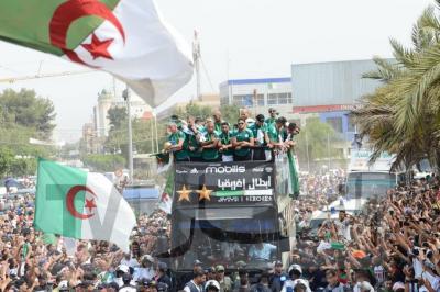 كأس إفريقيا 2019: استقبال الأبطال في الجزائر لمحاربي الصحراء